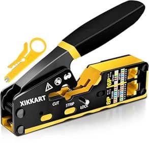 Ranz 3-in-1 RJ45 Pass-Through Crimper