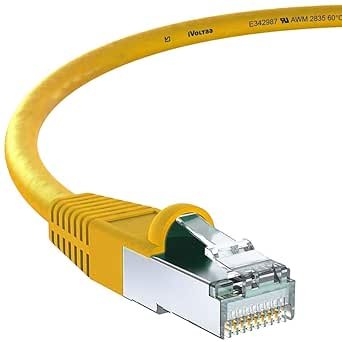 iVoltaa Cat6A Cat8 Braided Ethernet Cable 1m