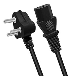 Nishtech Power Cord IEC C13 Power Cable 1.5m