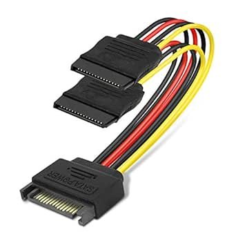 RiaTech Splitter SATA 15-Pin Y-Splitter Cable